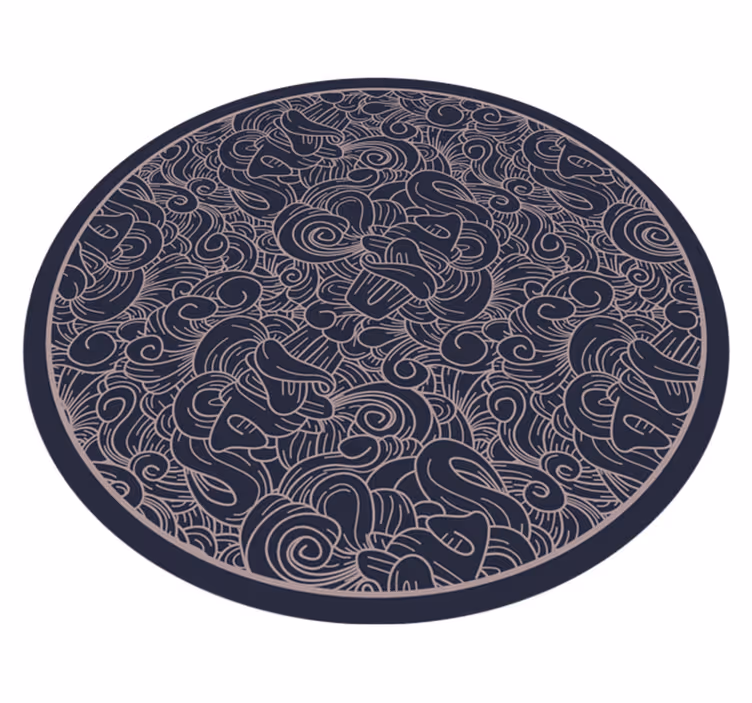 Vinil podovi mandala vrtložni motiv mandale - TenStickers