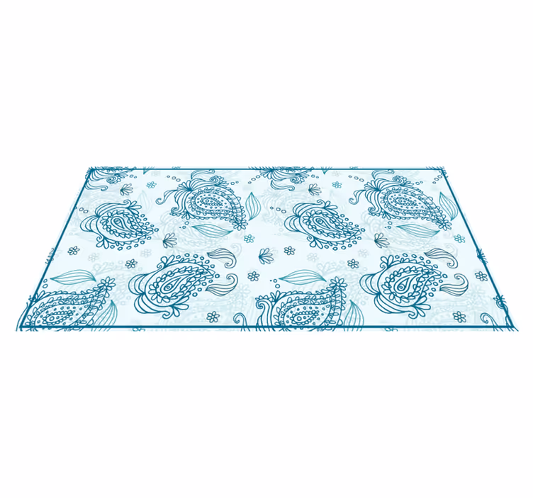 Vinil podovi mandala mandala paisley harmony - TenStickers