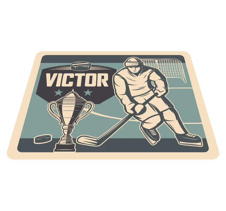 Vinil podovi s imenima prilagodljiva sportska grafika - TenStickers