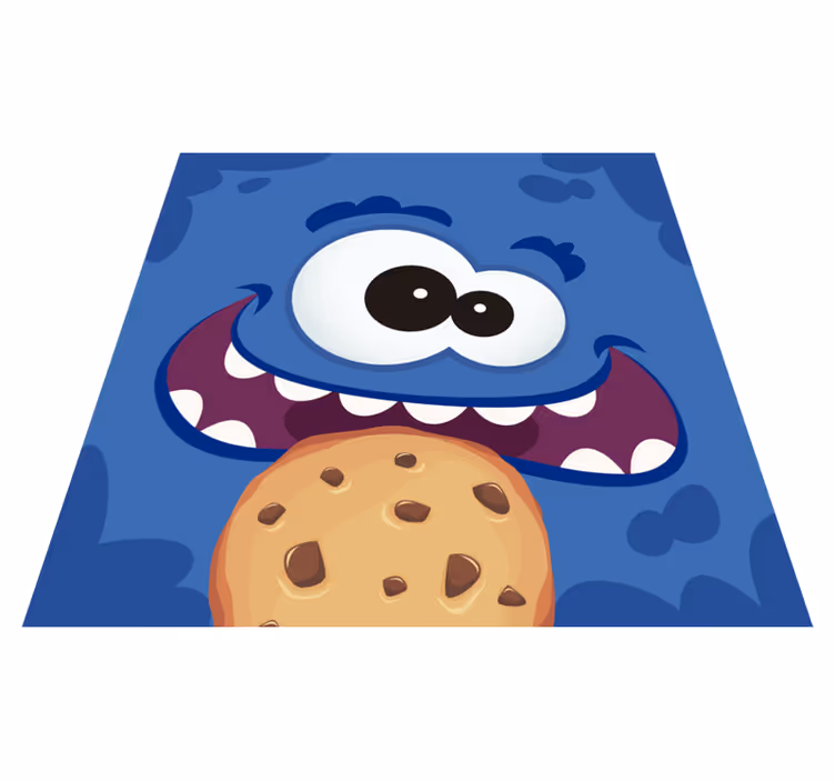 Cookie čudovište djeca vinil prostirka - TenStickers