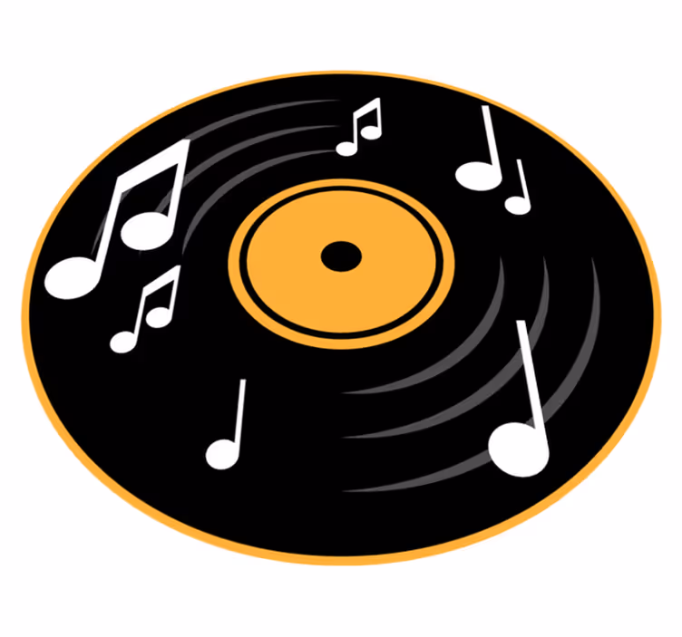 Glazbene note teen vinil prostirka - TenStickers