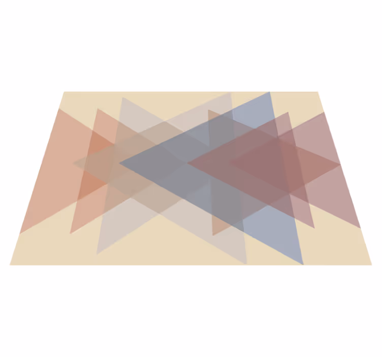 Vinil podovi geometrijski geometrijsko preklapanje - TenStickers