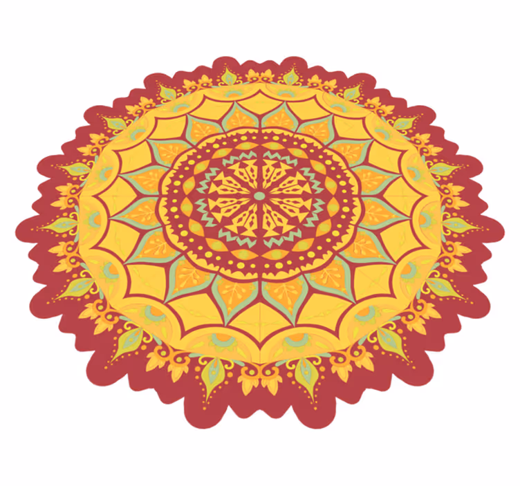 Vinil podovi mandala mandala podna umjetnost - TenStickers