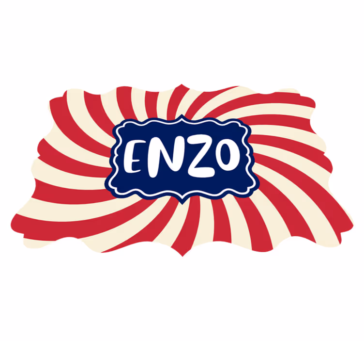 Vinil podovi s imenima personalizirane pruge - TenStickers