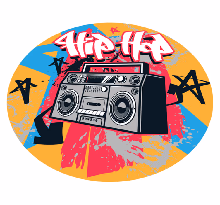 Hip hop plesač spavaća soba prostirka - TenStickers