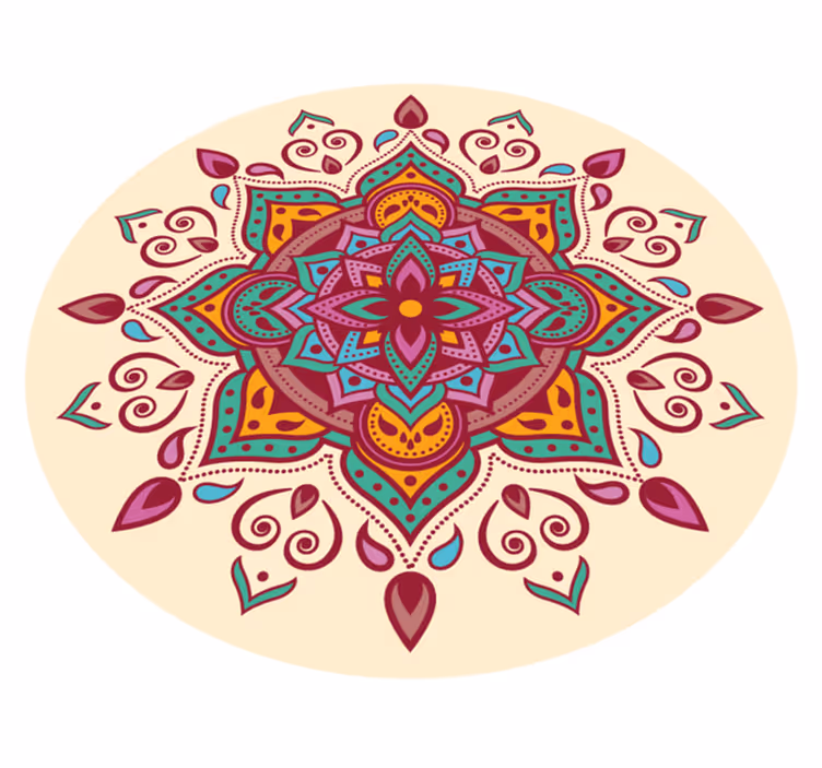 Vinil podovi mandala umijeće mandale - TenStickers