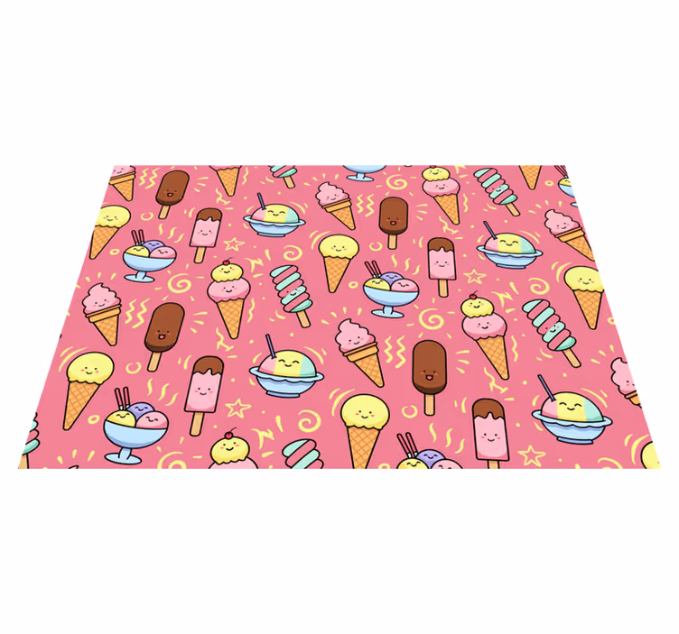 Vinil podovi djeca igrivi uzorak deserta - TenStickers