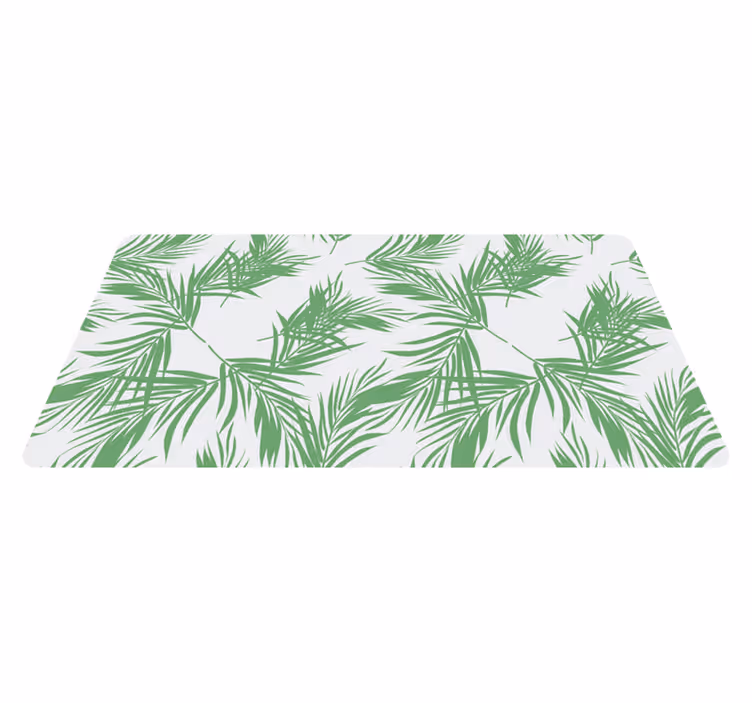 Lišće palme metvica cvjetni sag - TenStickers