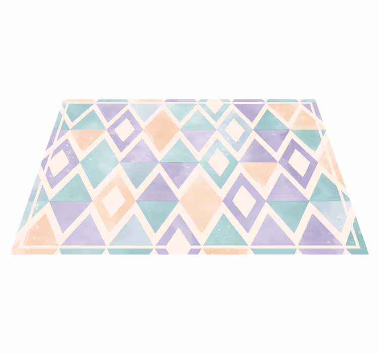 Vinil podovi geometrijski geometrijska pastelna paleta - TenStickers