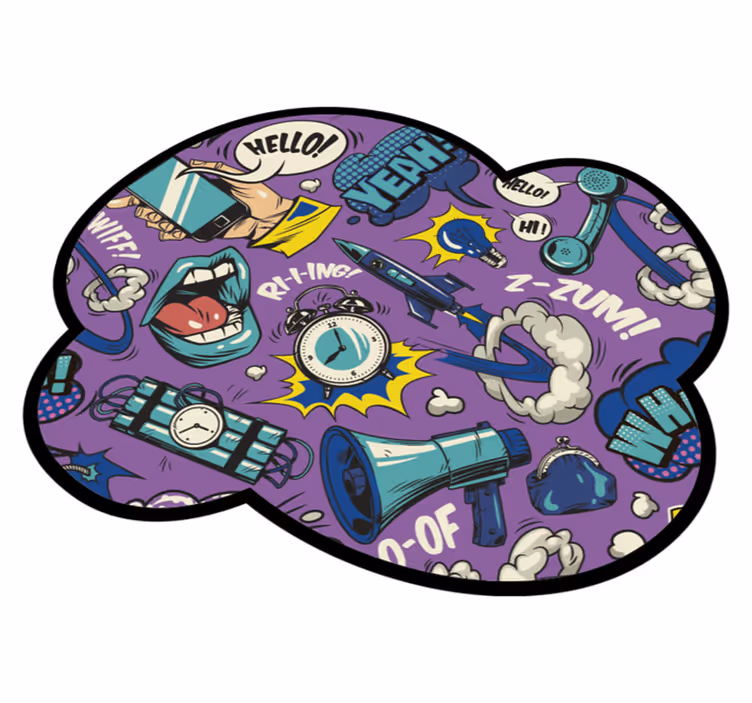 Vinil podovi igre komični zvučni efekti - TenStickers