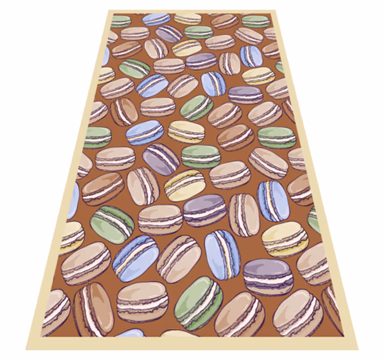 Vinil prostirka za kuhinjske macarons moderne prostirke - TenStickers