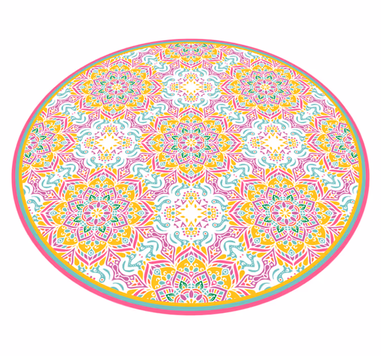 Vinil podovi mandala kružna mandala - TenStickers