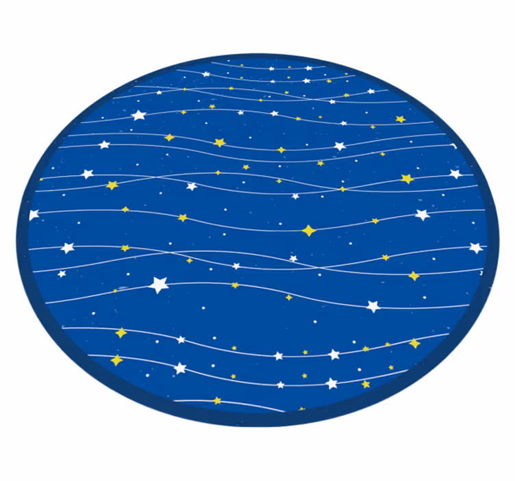 Zvijezde na plavoj pozadini za djecu zvijezda tepih - TenStickers