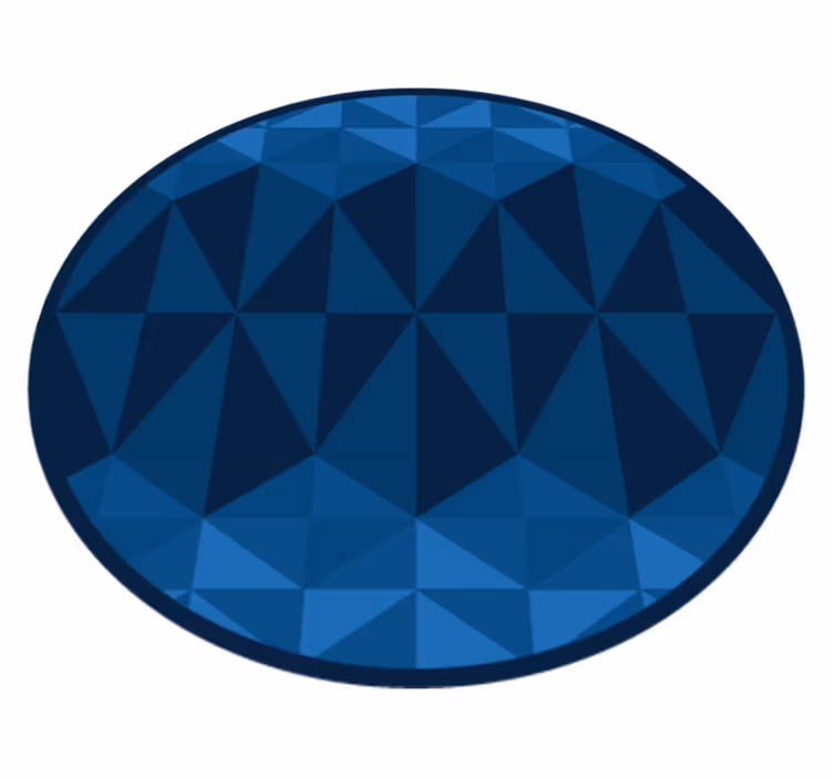 Vinil podovi geometrijski geometrijski kružni dizajn - TenStickers