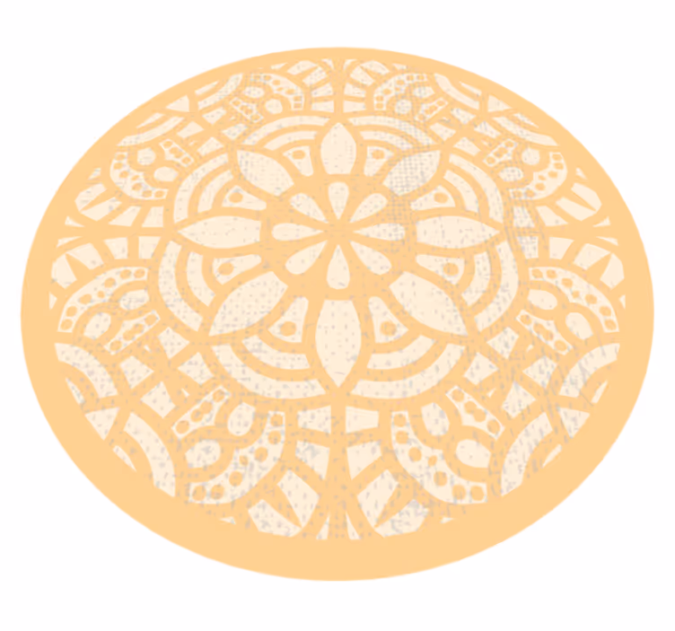 Vinil podovi mandala krug motiva mandale - TenStickers