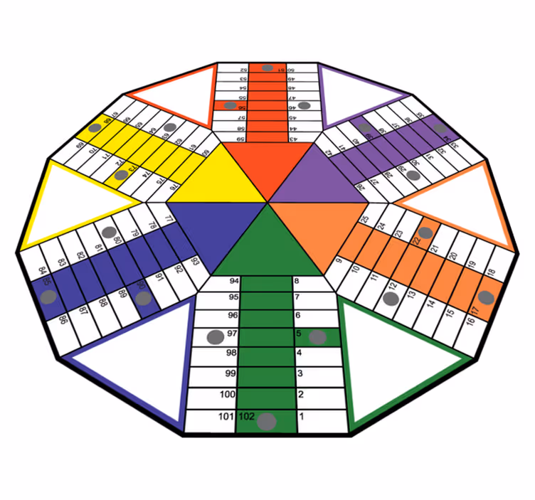 Vinil podovi igre obrazovna igraća ploča - TenStickers