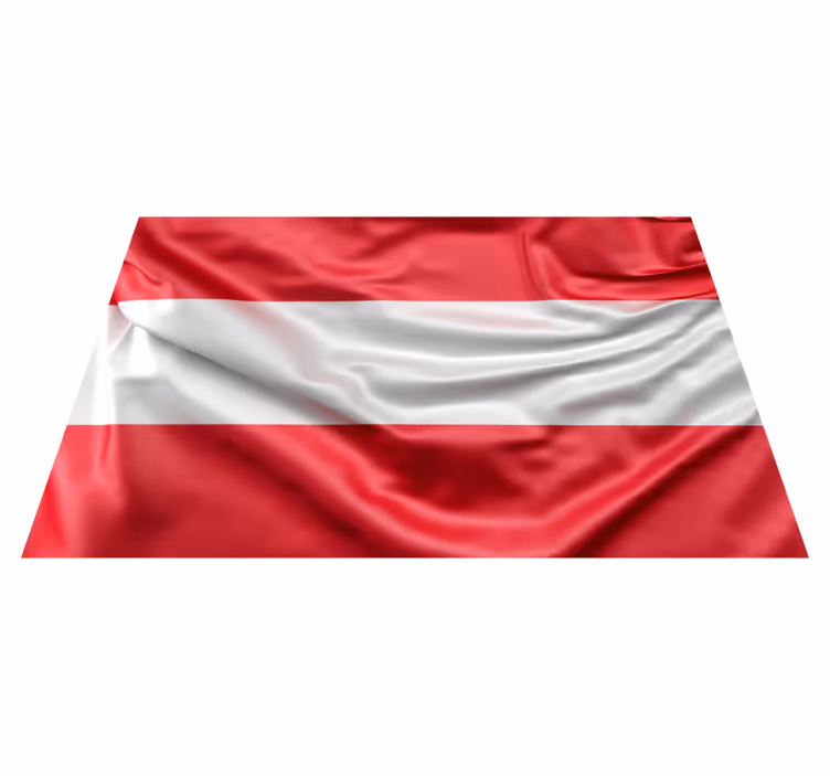 Austrijska zastava moderni vinil prostirka - TenStickers