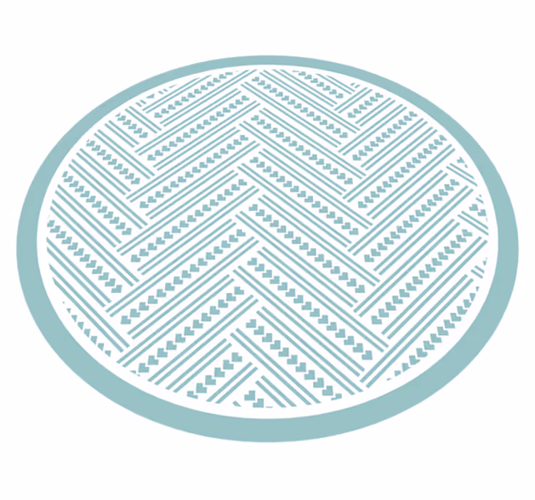 Vinil podovi geometrijski okrugli geometrijski uzorak - TenStickers