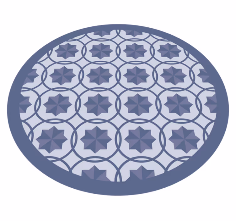 Vinil podovi geometrijski simetrični geometrijski uzorak - TenStickers