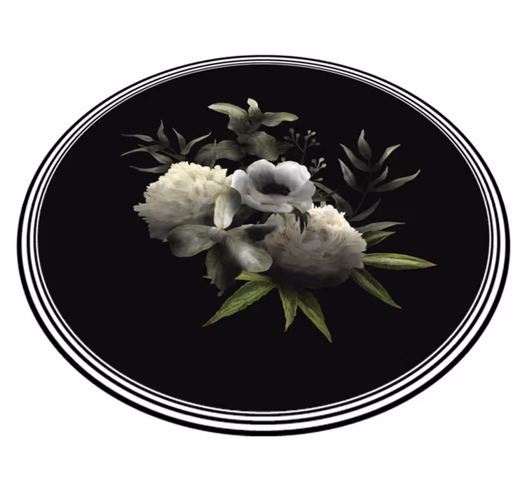Vinil podovi cvijeće i biljke cvjetna jednobojna elegancija - TenStickers