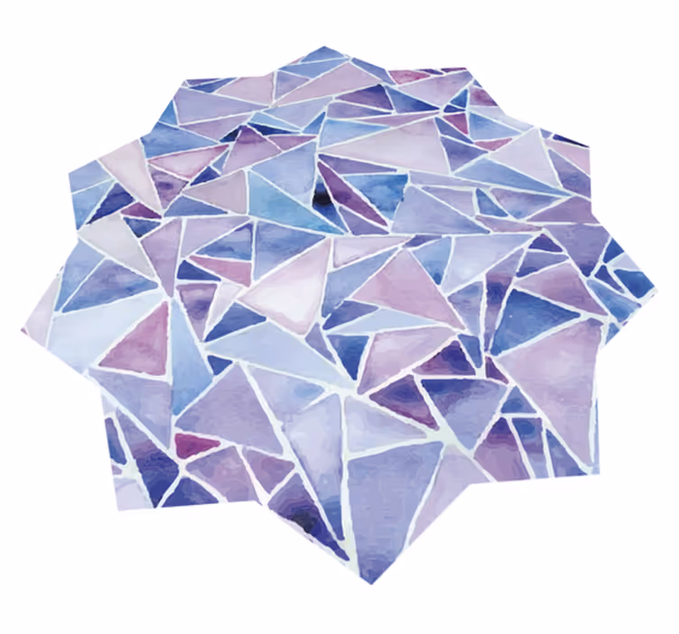 Vinil podovi mozaik moderni geometrijski raspored - TenStickers