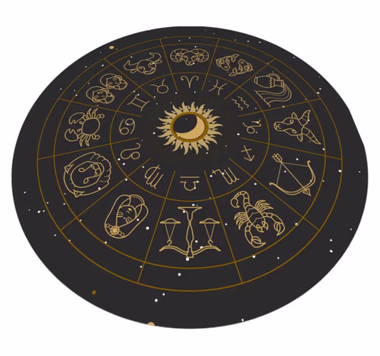 Znakovi zodijaka mandale moderni tepih - TenStickers