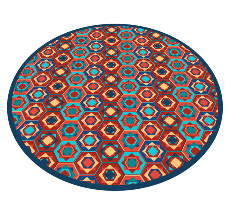 Vinil podovi geometrijski krug geometrijske harmonije - TenStickers