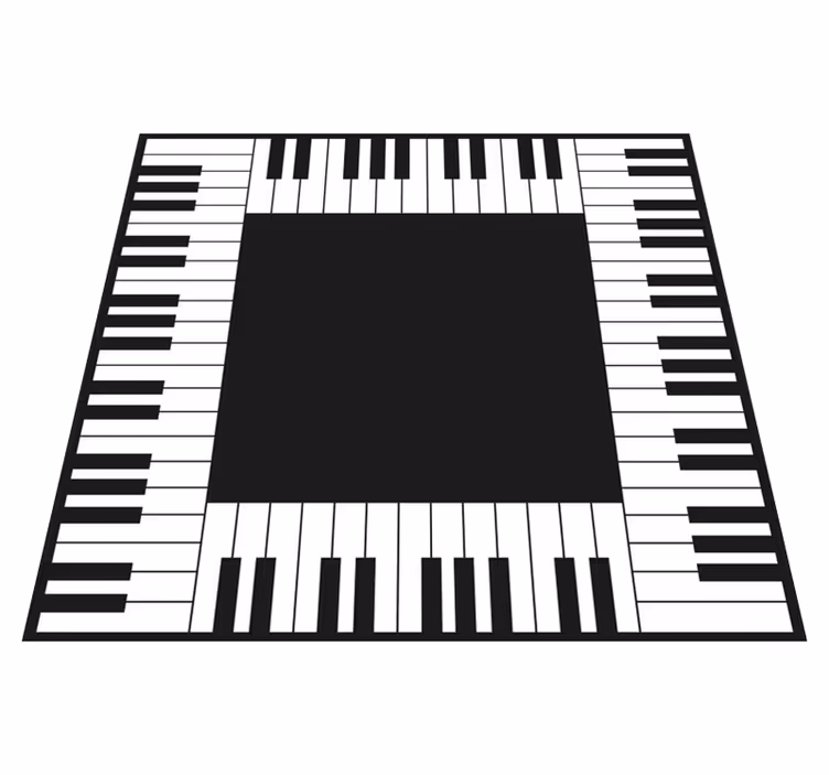 Vinil prostirka kuhinjski klavir moderni prostirač - TenStickers