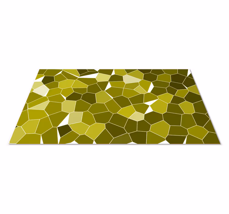 Vinil pod u kuhinji geometrijska kuhinja - TenStickers