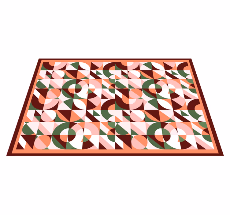 Geometrijski šareni ispis geometrijski tepisi - TenStickers