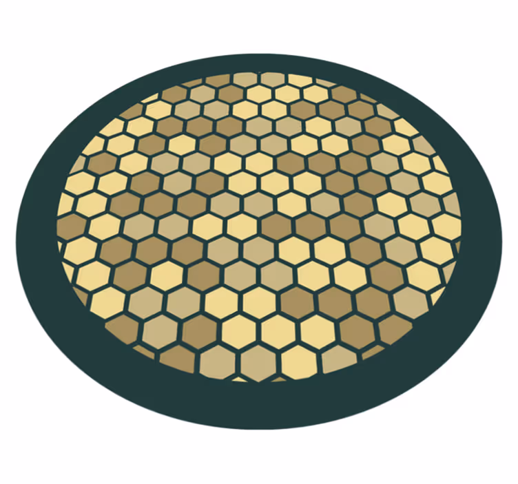 Vinil podovi geometrijski geometrijsko saće - TenStickers