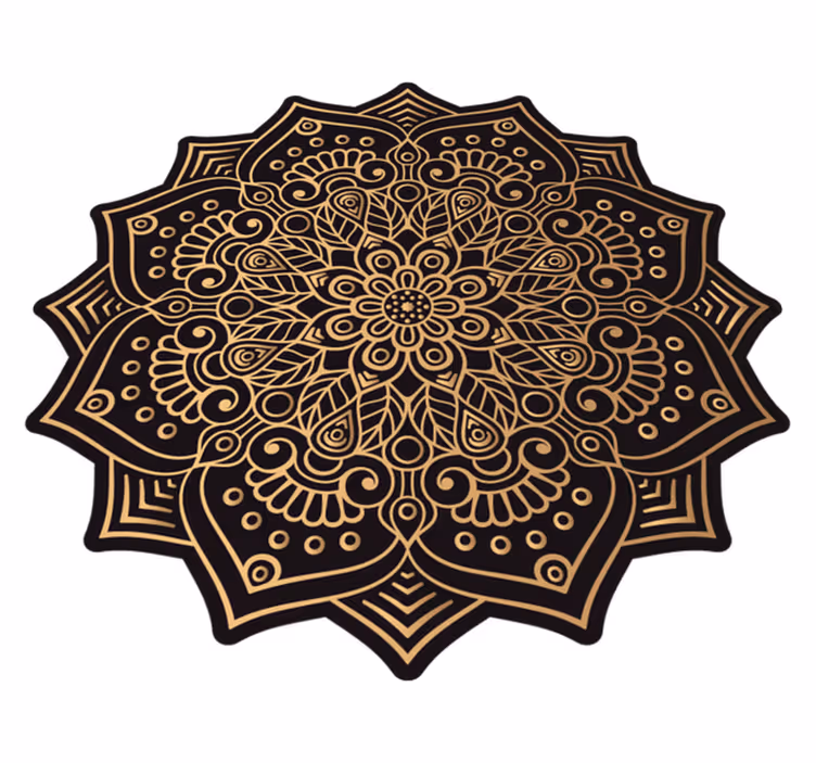 Vinil podovi mandala zamršen sloj mandale - TenStickers