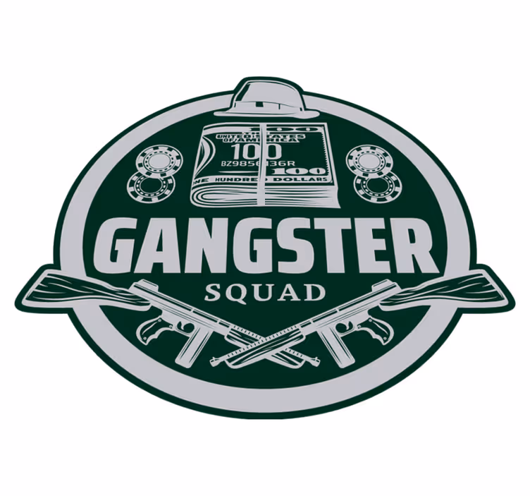 Gangsterski odred vintage tepih - TenStickers