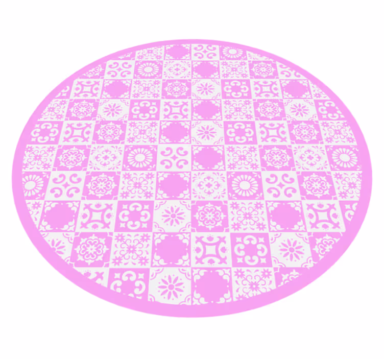Vinil podovi mandala krug inspiriran mandalom - TenStickers