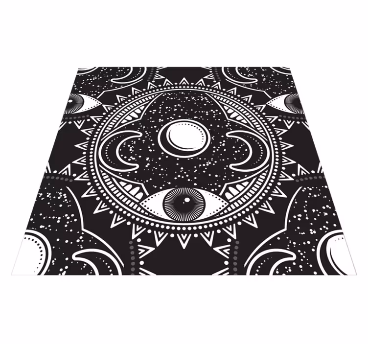 Vinil podovi mandala nebeski uzorak mandale - TenStickers