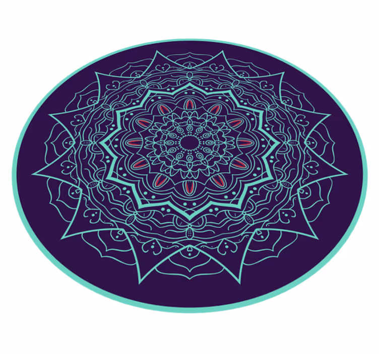 Vinil podovi mandala dizajn kruga mandale - TenStickers