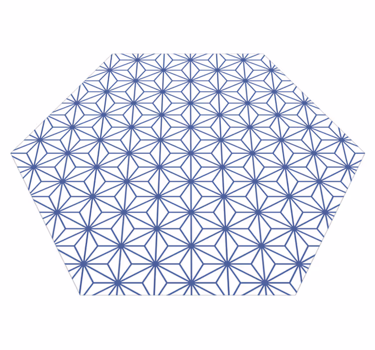 Vinil podovi geometrijski geometrijski uzorci zvijezda - TenStickers