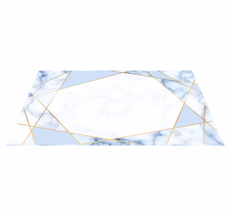 Mramorni vinilni tepih geometrija mramora - TenStickers
