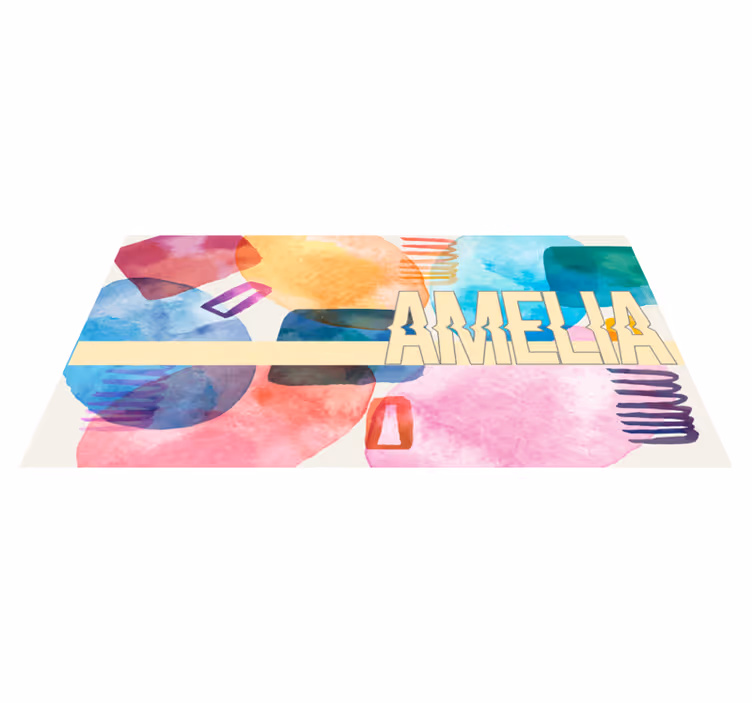 Personalizirana obojena vinil prostirka - TenStickers