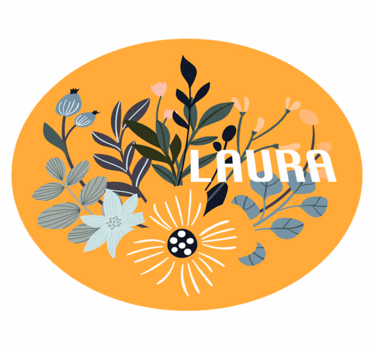 Prilagodljive biljke personalizirana prostirka - TenStickers