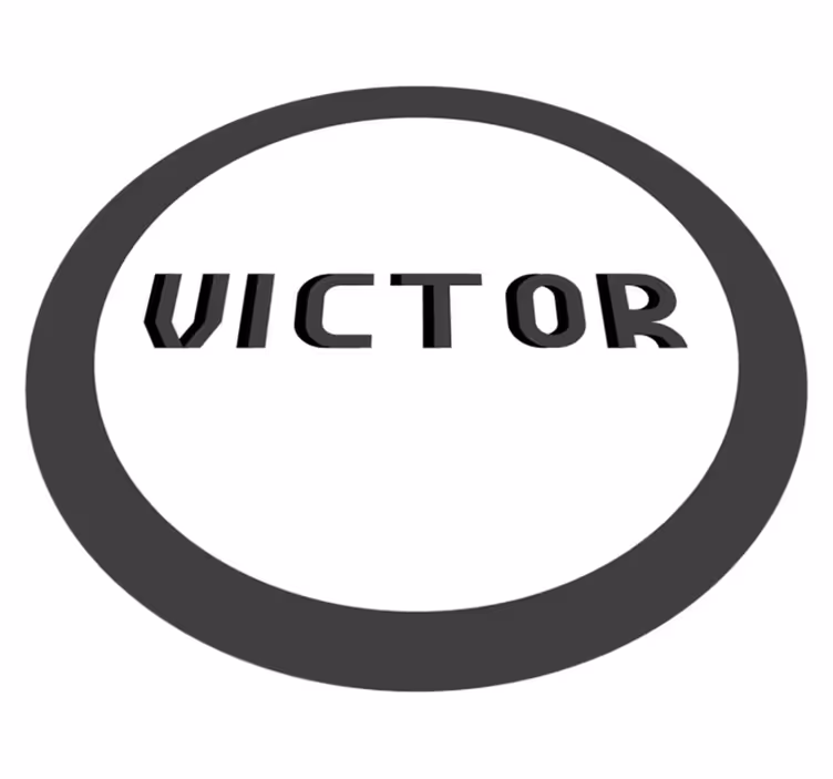 Vinil podovi s imenima personalizirani monogram - TenStickers