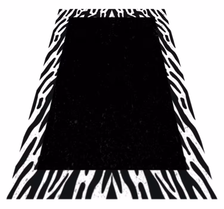Vinil podovi otisak životinja jednobojna zebra - TenStickers