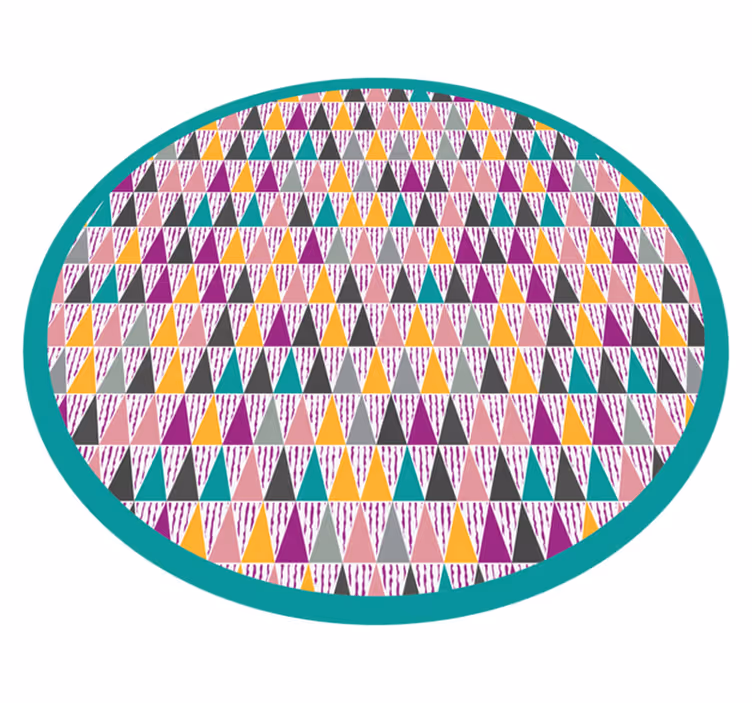 Vinil podovi geometrijski trokutasti uzorci - TenStickers