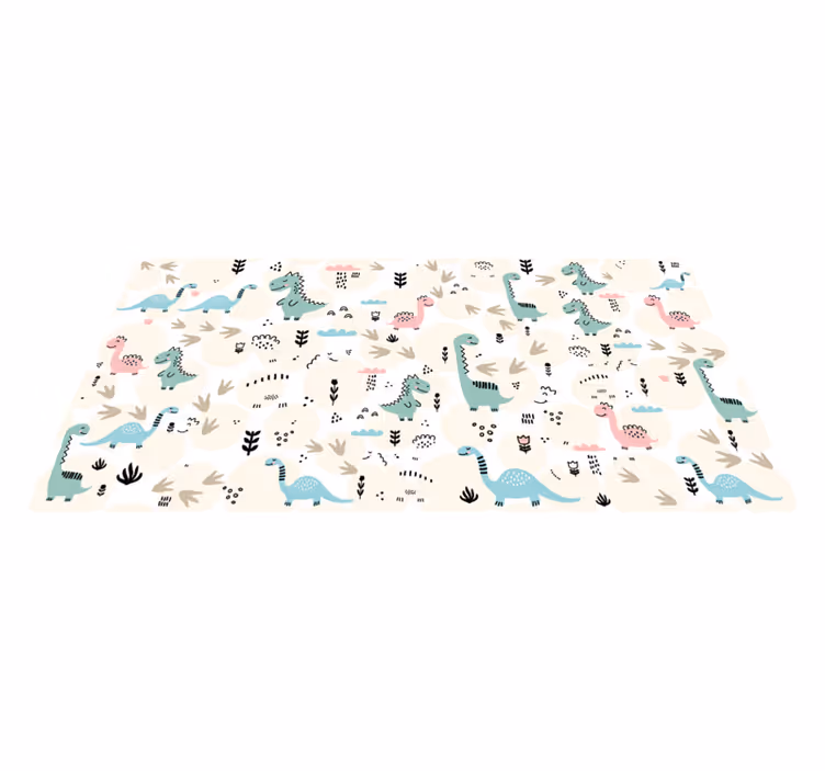 Dinosaur otisci uzorak sag za životinjski print - TenStickers