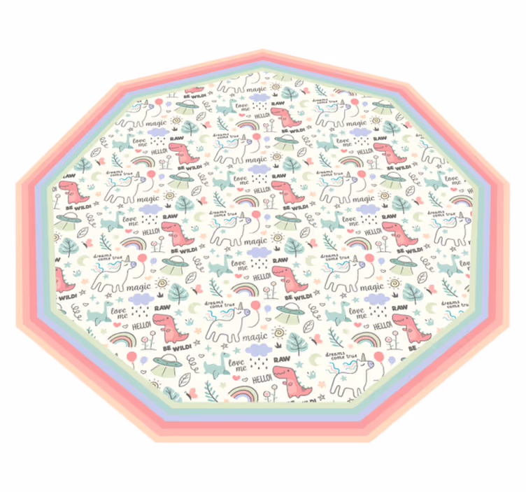 Vinil podovi djeca razigrani motiv abecede - TenStickers
