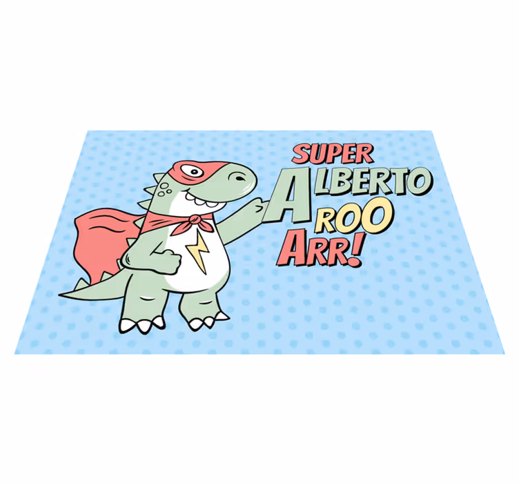 Drugi vinil podovi superjunak dinosaur - TenStickers