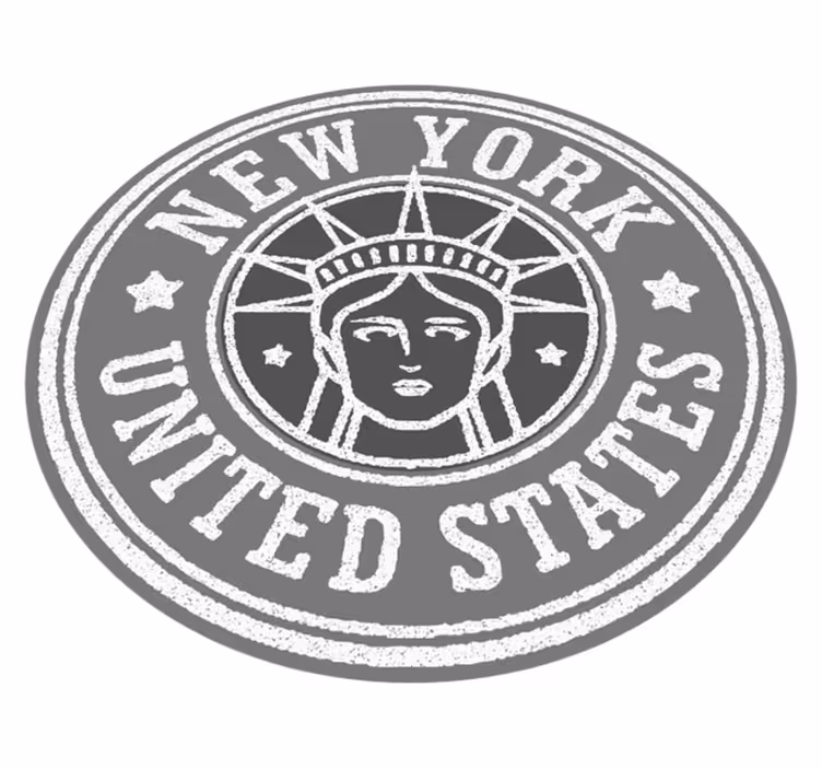New york marka vintage tepih - TenStickers