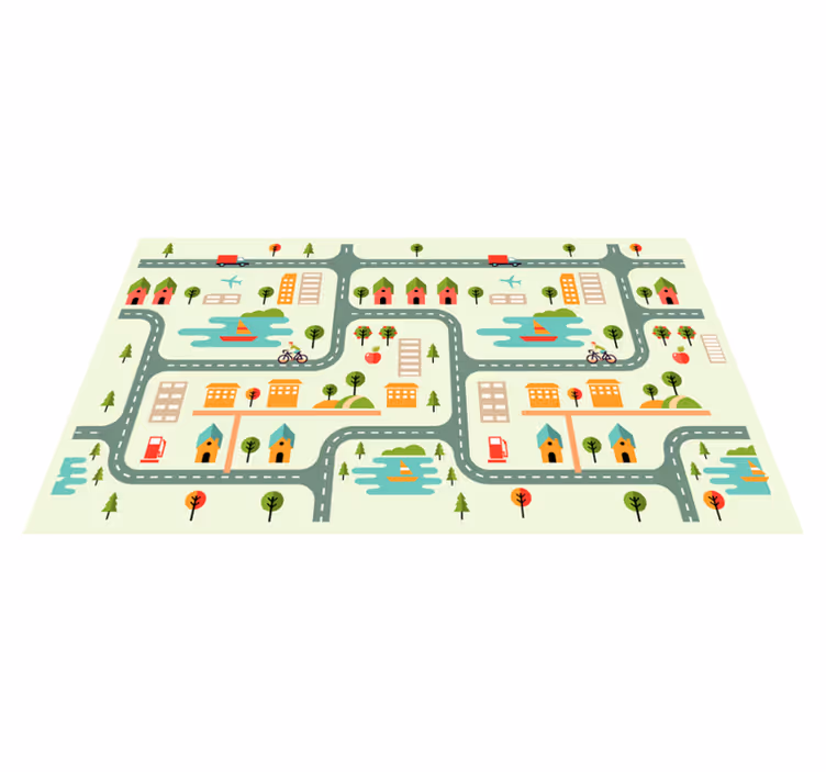 Drugi vinil podovi gradske ceste playtime - TenStickers