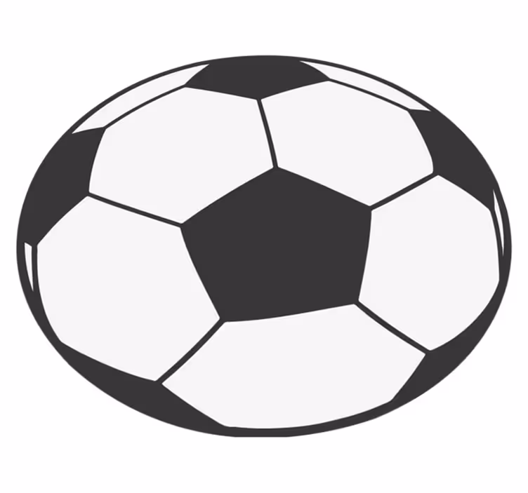 Nogometna lopta dječji vinil prostirka - TenStickers
