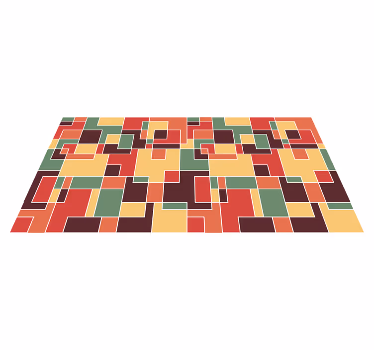 Vinil podovi geometrijski šareni sažetak - TenStickers